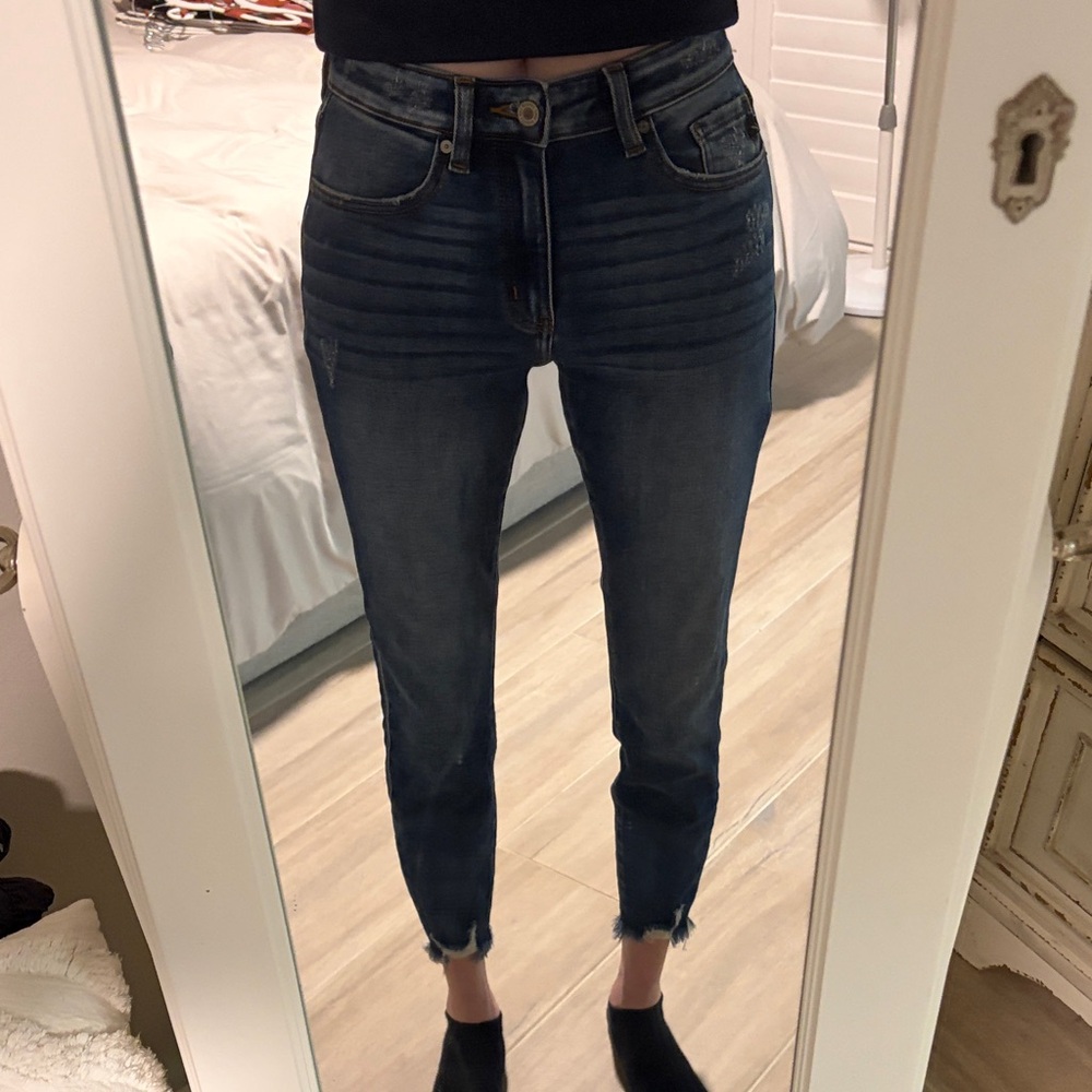KanCan Dark Wash Ankle Jeans